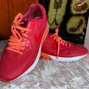 Nike Air Max 90 Essential Ultra "University" Womens 9 Red / White
